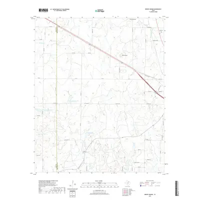 2019 Map of Brushy Mound, 2019 Print