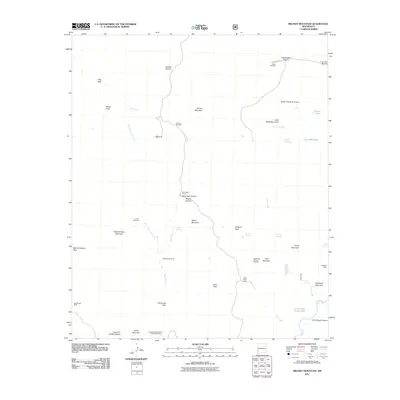 2011 Map of Brushy Mountain, 2011 Print