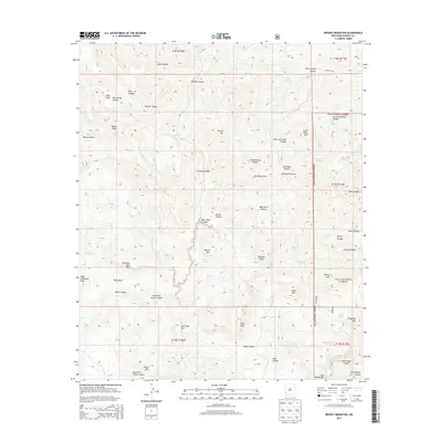2013 Map of Brushy Mountain, 2013 Print