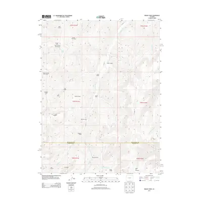 2013 Map of Brushy Point, 2013 Print