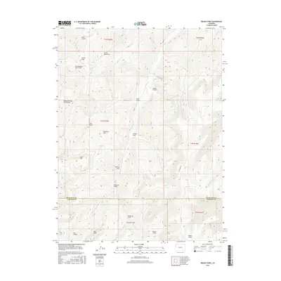 2016 Map of Brushy Point, 2016 Print