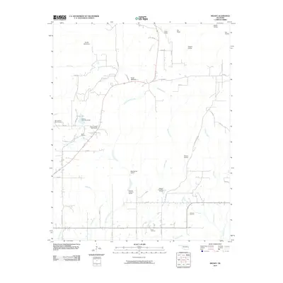 2010 Map of Brushy, 2010 Print