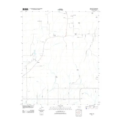 2013 Map of Brushy, 2013 Print