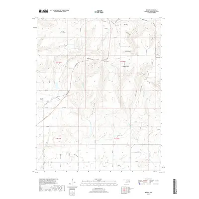 2018 Map of Brushy, 2018 Print