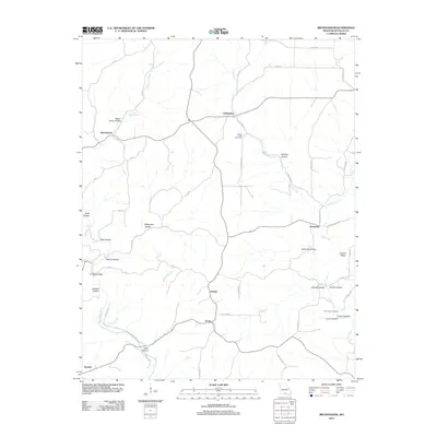 2012 Map of Brushyknob, 2012 Print