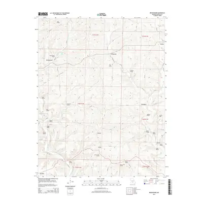2015 Map of Brushyknob, 2015 Print