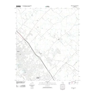 2010 Map of Bryan East, 2010 Print