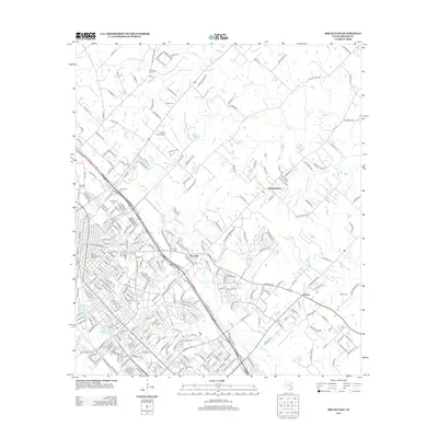2013 Map of Bryan East, 2013 Print