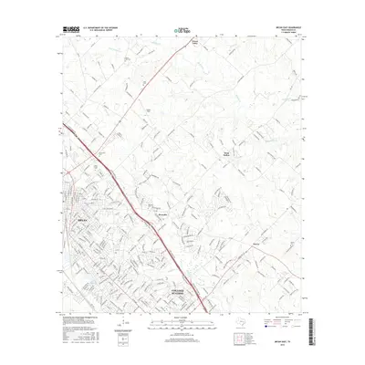 2016 Map of Bryan East, 2016 Print