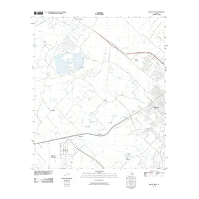 2010 Map of Bryan West, 2010 Print