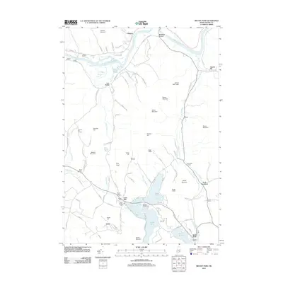 2011 Map of Bryant Pond, 2011 Print