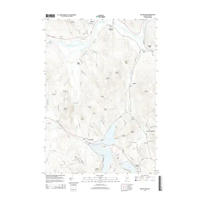 2014 Map of Bryant Pond, 2014 Print