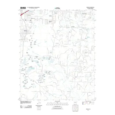 2011 Map of Bryant, 2011 Print