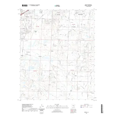 2020 Map of Bryant, 2020 Print