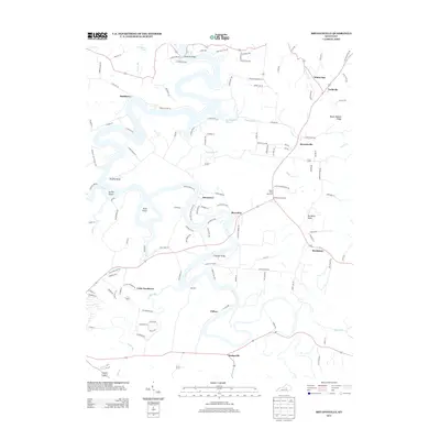 2013 Map of Bryantsville, 2013 Print