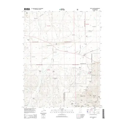 2014 Map of Bryce Canyon, 2014 Print