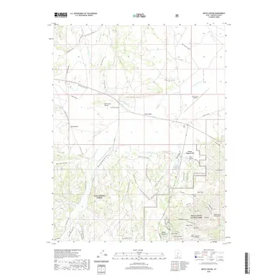 2020 Map of Bryce Canyon, 2020 Print
