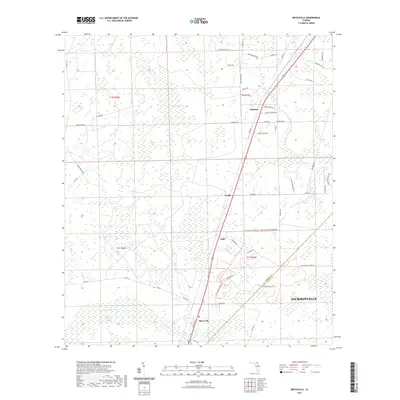 2021 Map of Bryceville, 2021 Print