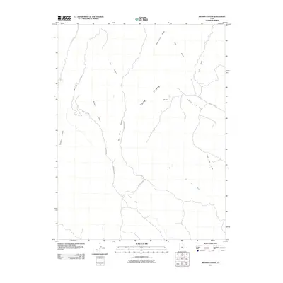 2011 Map of Bryson Canyon, 2011 Print