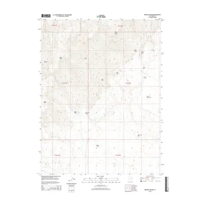 2014 Map of Bryson Canyon, 2014 Print