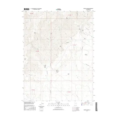 2017 Map of Bryson Canyon, 2017 Print