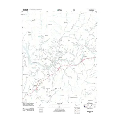 2011 Map of Bryson City, 2011 Print