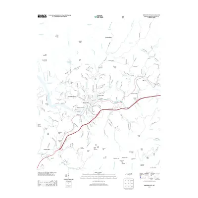 2013 Map of Bryson City, 2013 Print