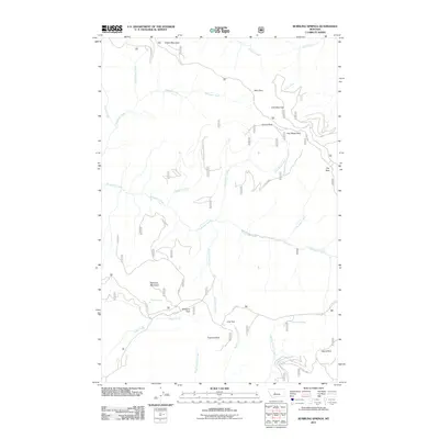 2011 Map of Bubbling Springs, 2011 Print