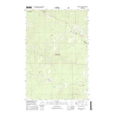2017 Map of Bubbling Springs, 2017 Print