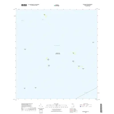 2018 Map of Buchanan Keys, 2018 Print
