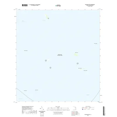 2021 Map of Buchanan Keys, 2021 Print