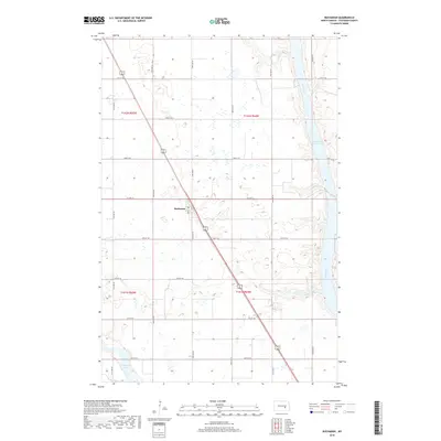 2018 Map of Buchanan, 2018 Print