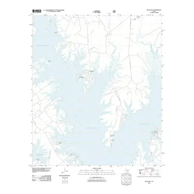 2010 Map of Buck Bay, 2010 Print