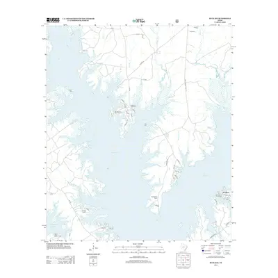 2013 Map of Buck Bay, 2013 Print