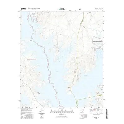 2016 Map of Buck Bay, 2016 Print