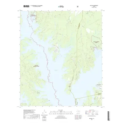 2019 Map of Buck Bay, 2019 Print