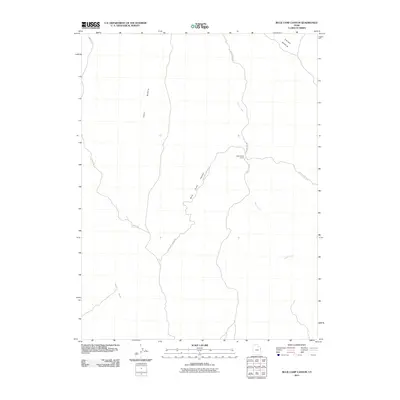 2011 Map of Buck Camp Canyon, 2011 Print