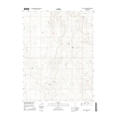 2014 Map of Buck Camp Canyon, 2014 Print