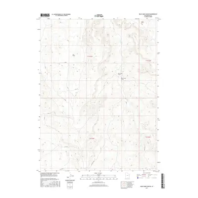2017 Map of Buck Camp Canyon, 2017 Print