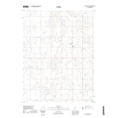 2020 Map of Buck Camp Canyon, 2020 Print