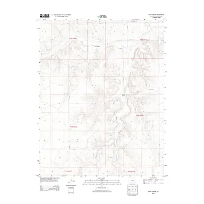 2013 Map of Buck Canyon, 2013 Print