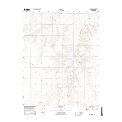 2016 Map of Buck Canyon, 2016 Print