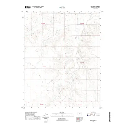 2019 Map of Buck Canyon, 2019 Print
