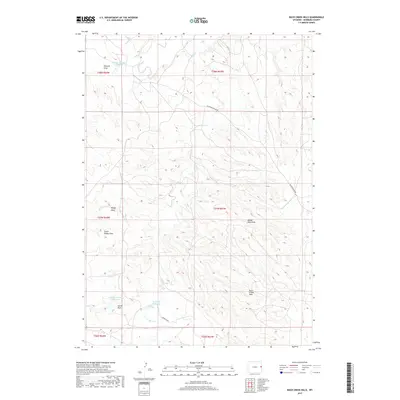 2017 Map of Buck Creek Hills, 2017 Print