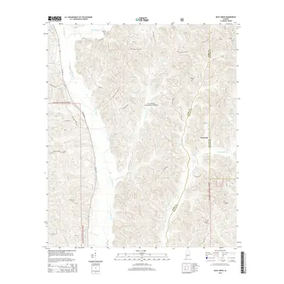 2014 Map of Buck Creek, 2014 Print