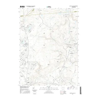 2016 Map of Buck Hill Falls, 2016 Print