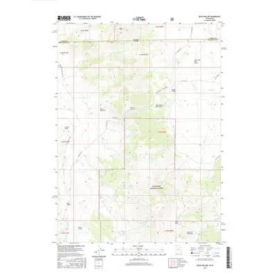2017 Map of Buck Hollow, 2017 Print