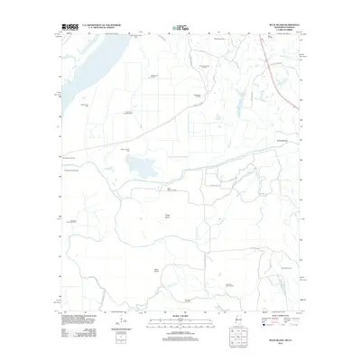 2012 Map of Buck Island, 2012 Print
