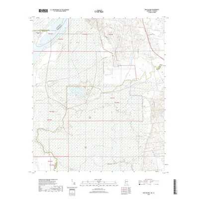 2018 Map of Buck Island, 2018 Print