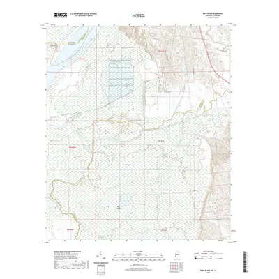 2020 Map of Buck Island, 2020 Print